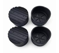 MagiDeal Échelle Télescopique Patins de Sécurité Embouts de Protection Capuchons de Pied Semelles Antidérapantes Plastique pour, Diamètre Du Tube En Aluminium 6,4 Cm, 4 Pièces