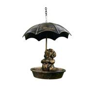 MagiDeal Effectueur d'oiseau se nourrissant de avec Un Toit en Fer Robuste Birds Birds Station d'eau pour Les Billets d'oiseaux Finches Red Finches, Chien