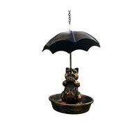 MagiDeal Effectueur d'oiseau se nourrissant de avec Un Toit en Fer Robuste Birds Birds Station d'eau pour Les Billets d'oiseaux Finches Red Finches, Chat