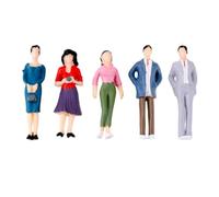 MagiDeal Enfant Figurine Maquette Enfant Miniature Plastique Non Peinte Personnalisable pour Loisirs Créatifs Décoration Diorama, 1 25, Debout Coloré