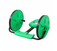 MagiDeal Enfant Vélo d'Équilibre Pousse-Voiture d'Entraînement à Manivelle Améliore Équilibre et Direction Trois Roues Stables Repose-Pieds Antidérapants, Vert