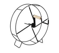 MagiDeal Enrouleur de tuyau d'arrosage, chariot, tuyau d'incendie, outil de dévidoir, fer, lavage de voiture, enrouleur de tuyau, support de tube, Type de Jambe Debout
