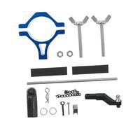 MagiDeal Ensemble de Crochets de Remorquage pour RC, Alliage D'aluminium, Robuste, Léger, Installation Rapide, Pièces pour RC H8H, Bleu