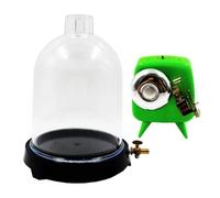 MagiDeal Ensemble de pots à disque avec capot sous vide, facile à utiliser avec Base, capot de démonstration sous vide transparent, outil scientifique pour