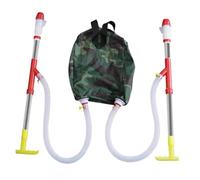 MagiDeal Épandeur D'engrais Agricole, épandage Efficace du Fumier avec Sac à Dos, Outil de Fertilisation Polyvalent pour Le Surfaçage du Maïs, Tube métallique Double