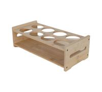 MagiDeal Étagère de rangement pour bouteilles d'huile, organiseur de bureau, distributeur d'huile, étagère de cuisine en bois pour comptoir, armoire de