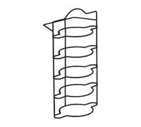 MagiDeal Étagères de comptoir extensibles, organisateur de table de cuisine, support de préparation moderne pour assiettes multicouches, support de comptoir de, Noir 5 Couches