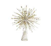 MagiDeal Étoile de Noël décorative et Polyvalente pour Sapin, ornée de Paillettes, idéale pour Les salles de Bal et Les fêtes. Décoration de Sapin Polyvalente, Doré