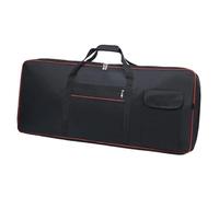 MagiDeal Étui pour clavier 61 touches, sac de rangement pour instrument, en tissu Oxford épais noir, sac à dos de protection pour les et les activités