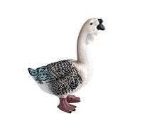 MagiDeal Figurine d'animal de la ferme, modèle réaliste de volaille, objet de décoration, jouet éducatif pour bureau, cadeau d'anniversaire ou autre, Oie Multicolore