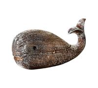 MagiDeal Figurine de baleine décorative à poser sur une table, sur le thème de la plage et du littoral. Statuette décorative pour la maison, le salon ou la, 17.5 X 4.5 X 13 Cm