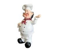 MagiDeal Figurine de chef, ornement de bureau décoratif moderne, statue en résine représentant un cuisinier, pour la cuisine, un café ou toute autre pièce de