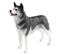 MagiDeal Figurine de Chien réaliste, Jouets, Statue de Chien Husky, décorative, Figurines d'animaux, Petits Jouets pour Filles et garçons