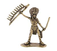 MagiDeal Figurine de guerrier, sculpture artisanale délicate et créative, statue en laiton, ornement de table pour bureau, table, vitrine