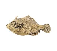 MagiDeal Figurine de poisson Statue de poisson Décorations de bureau à collectionner Thé chinois Animal de compagnie Vintage pour bureau Maison Amateurs de thé