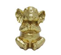 MagiDeal Figurine d'éléphant de, petite statuette dorée décorative pour la maison, à poser sur un bureau ou à utiliser dans un salon ou une salle de, Style C