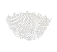 MagiDeal Filet de pêche de Remplacement, Filet à Mailles Blanc Robuste, Filet de Remplacement, Sac de Filet de pêche en Silicone, Outil Accessoire de pêche, 110cmx30cm