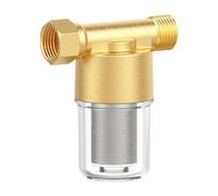 MagiDeal Filtre de Salle de Bain en Laiton 40 microns, Filtre de plomberie réutilisable Anti-Obstruction pour réfrigérateur et Toilettes, Universel 1/2"