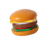 MagiDeal Food Food Stacking Toy Activité préscolaire Enseignement de l'enseignement Match Food Aliments Assortiment Puzzles pour l'interaction familiale Filles, Hamburger