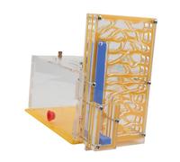 MagiDeal Fourmilière Transparente en Acrylique pour fourmilière, Jouet Amusant, Atelier, Ferme, Villa, Salon, Chambre, fête des Enfants, Jaune