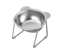 MagiDeal Gamelle surélevée pour Chat, décoration pour Animaux de Compagnie, Bol d'eau, récipient d'alimentation pour Chiot, Maison, Salon, Bol Simple de Dessin Animé