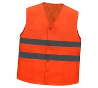 MagiDeal Gilet réfléchissant de travail, vêtement pratique d'hiver chaud et haute visibilité pour les activités de plein air comme la marche, le vélo et la