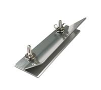 MagiDeal Grattoir Barbecue Racloir Gril en Acier Inoxydable Profil Plat Rectangulaire Montage Simple par Fentes Oblongues Anti- et Solide Adapté au Nettoyage, Style to 2