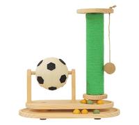 MagiDeal Griffoir interactif en Bois Marron pour, Jouet d'exercice divertissant pour Petits Animaux.