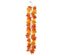 MagiDeal Guirlande de feuilles d'automne Guirlande d'automne Mariage Pendaison de crémaillère Cadeau Célébration Thanksgiving Feuille d'érable, Style A