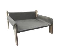 MagiDeal Hamac-lit/canapé pour, Robuste et Confortable, avec Housse Amovible, Respirant, et Autres Petits Animaux, idéal pour Faire Ses, Gris