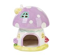 MagiDeal Hamster Hideout Play and Rest Rest Cerrame Ceramic Hideaway Cage Accessories Hedgehog House for Chipmunk Guinée Pig Ferret Hedgehog, Violet