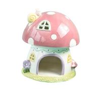 MagiDeal Hamster Hideout Play and Rest Rest Cerrame Ceramic Hideaway Cage Accessories Hedgehog House for Chipmunk Guinée Pig Ferret Hedgehog, Rose
