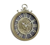 MagiDeal Horloge murale Steampunk, style industriel, décorative, avec grands chiffres, silencieuse, idéale pour les fêtes, un café, une salle à manger, une, Style B