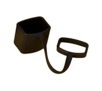 MagiDeal Housse de protection en silicone pour embouchure de kazoo, protège-dents léger et anti-poussière, pour flûte kazoo, pour les amateurs de musique, Noir