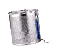 MagiDeal Infuseur à thé en, passoire à soupe à mailles fines, accessoire, panier à épices portable avec chaînette pour restaurants, ragoûts et, 16cmx16cm