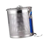 MagiDeal Infuseur à thé en, passoire à soupe à mailles fines, accessoire, panier à épices portable avec chaînette pour restaurants, ragoûts et, 14cmx14cm