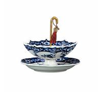 MagiDeal Infuseur Céramique Filtre Passoire Parapluie Accessoire Créatif Élégance Asiatique pour Table à Thé Décoration Maison Cadeaux Invités