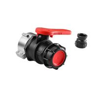 MagiDeal Interrupteur de vanne de réservoir IBC, raccords étanches pour fûts de Tonne DN50 75 mm pour Remplacement de vanne de réservoir d'eau,