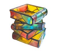 MagiDeal Jardinière décorative en Forme de Livre, Pot de Fleurs empilés, jardinière Unique et créative, Vase en Forme de Livre pour Chambre à Coucher, 4 Niveaux