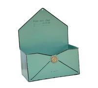 MagiDeal Jardinière Murale en métal, Design enveloppe, décoration de Jardin pour, Accessoires de décoration, Pot de Fleurs, jardinière, Size S Green