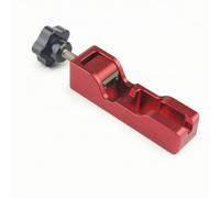 MagiDeal Jauge Réglage d'Écartement Bougie d'Allumage en Alliage Léger avec Molette Filetée Réglable pour Optimiser Performance Moteur, Rouge, Sans Jauge D Épaisseur