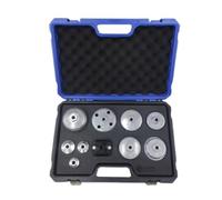 MagiDeal Jeu 10 Clés à Douille Industrielles en Métal avec Outil Adaptateur pour Dévissage et Serrage Filtres et Nécessaire pour Vidange Automobile Rangement sur Mousse