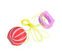 MagiDeal Jeu de Navette à Balle coulissante pour coordonner la Coordination œil-Main, se dépenser en s'amusant, Jouet de récréation ou d'extérieur pour, Rouge