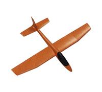 MagiDeal Jouet avion de glissant jetant la main jetant l'avion d'anniversaire cadeau cadeau de sport extérieur jouet lanceur de mousse de mousse de planeur, Orange