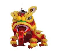 MagiDeal Jouet chinois marionnette lion, hand string lion danse marionnette créative décoration chinoise du Nouvel An, cadeau du Nouvel An chinois