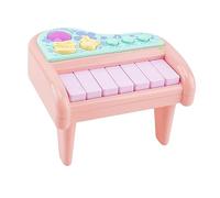 MagiDeal Jouet de Piano Musical pour bébé, jouet sensoriel d'éducation précoce, clavier électronique avec sons lumineux pour enfants, ROSE