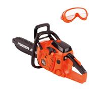 MagiDeal Jouet de Tronçonneuse pour Les Enfants, Outils Bricolage Enfant, Outils de Jeu de Prétendus avec Des Lunettes de Rotation de Chaîne Outil de Réparation Jouet Garçon Fille 3 4 5 Ans, Style C