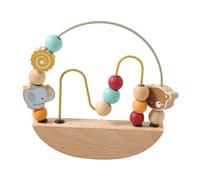 MagiDeal Jouet labyrinthe de perles en bois, motricité fine, coordination œil-main, interactif, idéal comme cadeau, activité pour enfants, jouet éducatif