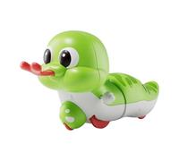 MagiDeal Jouet mécanique serpent, animal, décoration de dessin animé robuste, apprentissage précoce, figurine amusante pour les, cadeau pour enfants et, Vert