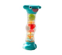 MagiDeal Jouet musical sensoriel pour bébé, tube sonore de pluie, multifonction, avec triple barrière pour renforcer la force des mains, 9,4 x 3,9 pouces, Vert